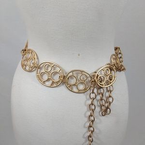 CHICO'S CHAIN BELT FITS UP TO XL